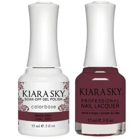 Kiara Sky All-in-One Gel   Polish Duo - 5037 Invite Only