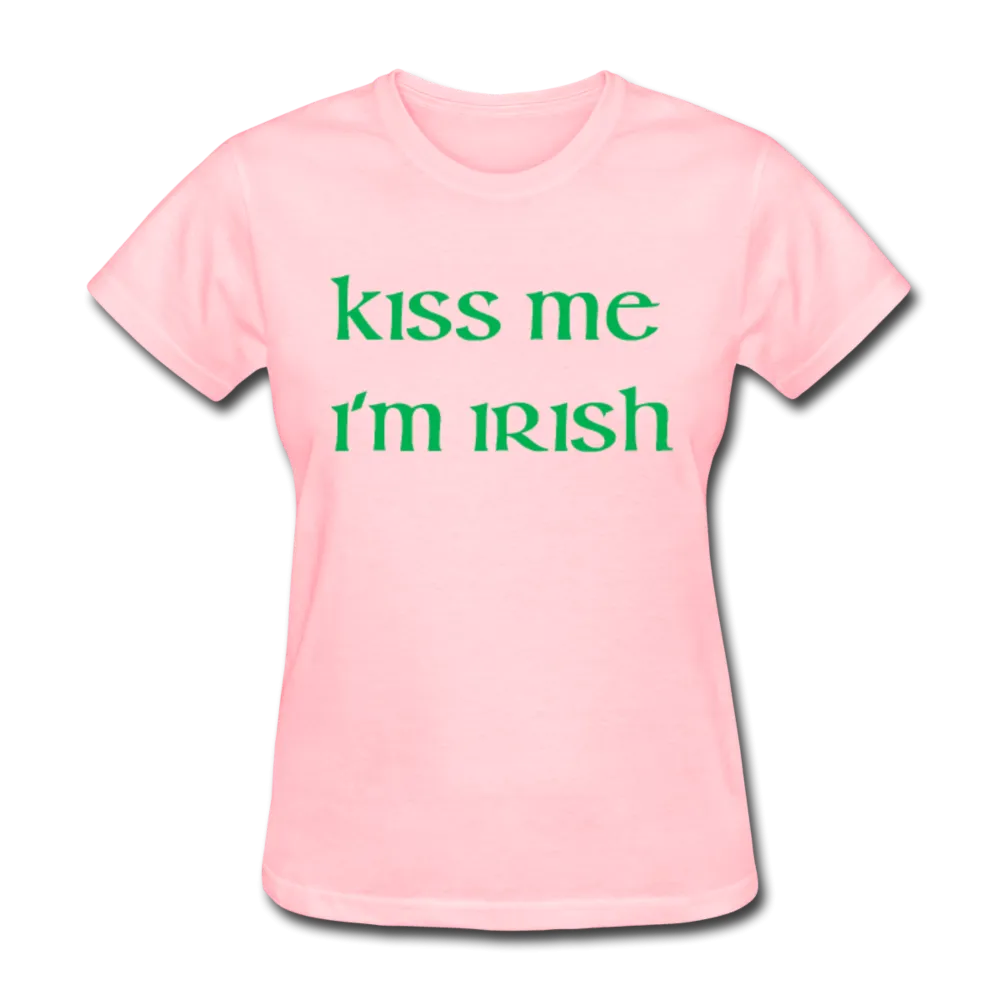 Kiss Me I'm Irish Women's T-Shirt