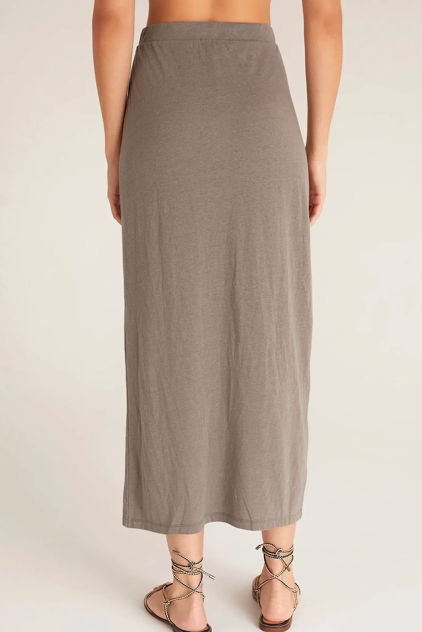 Knot Skirt Moss Grey