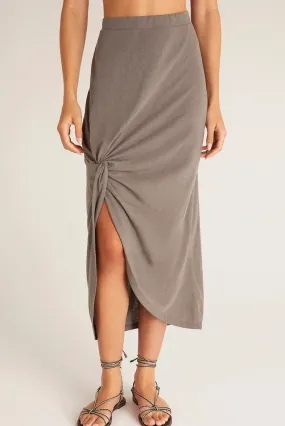 Knot Skirt Moss Grey