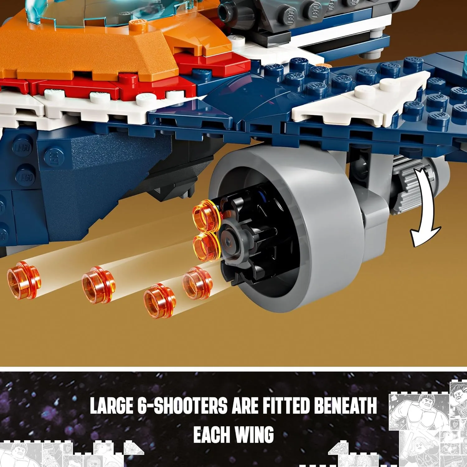 Lego 76278 - Marvel Rocket's Warbird vs. Ronan