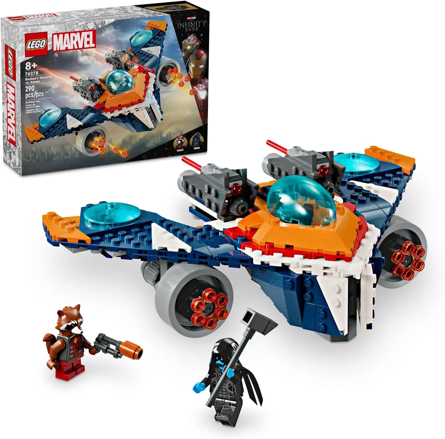 Lego 76278 - Marvel Rocket's Warbird vs. Ronan