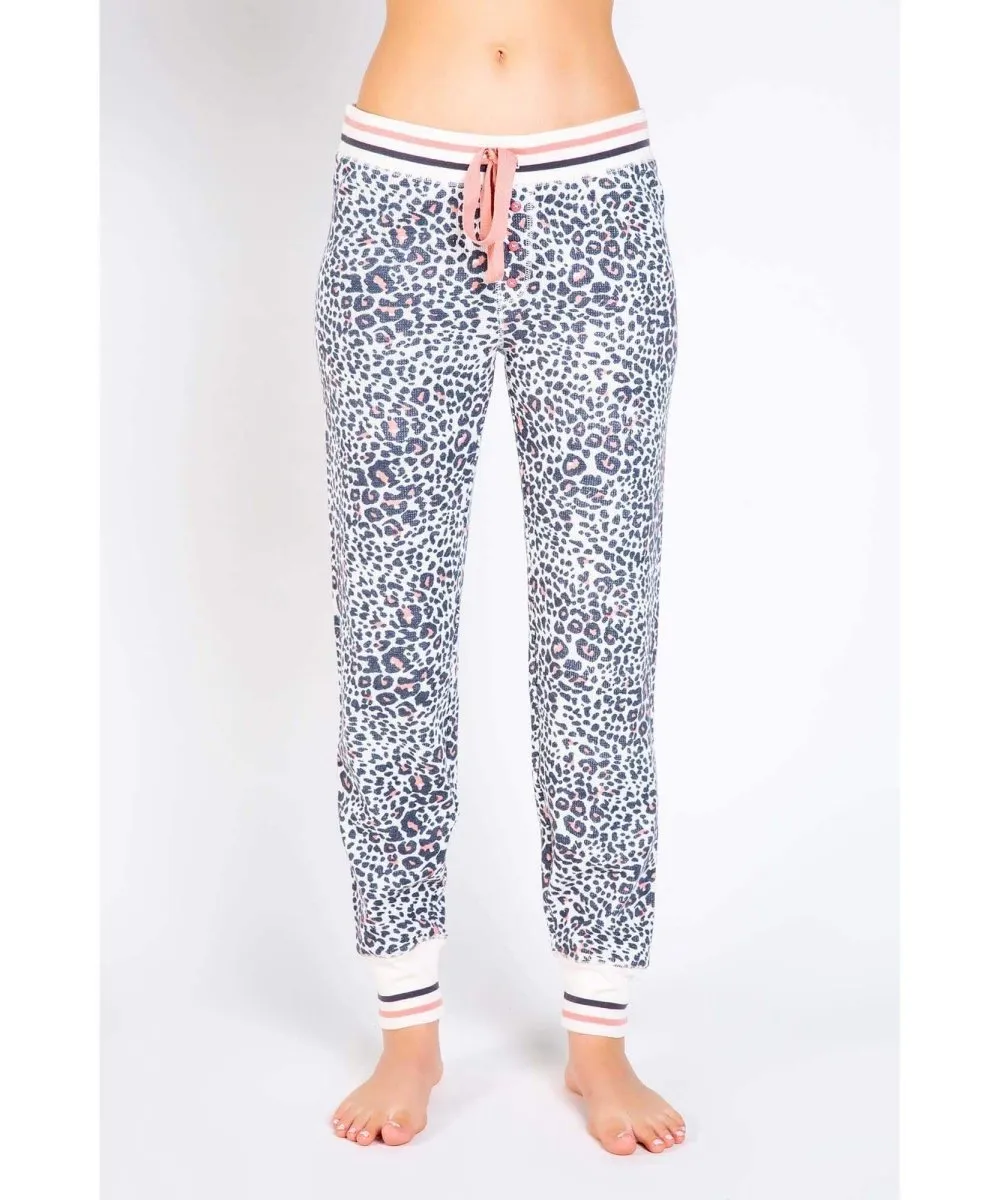 Leopard Thermal Lounge Pant