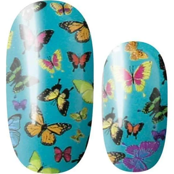 Lily and Fox - Nail Wrap - Butterfly Kisses