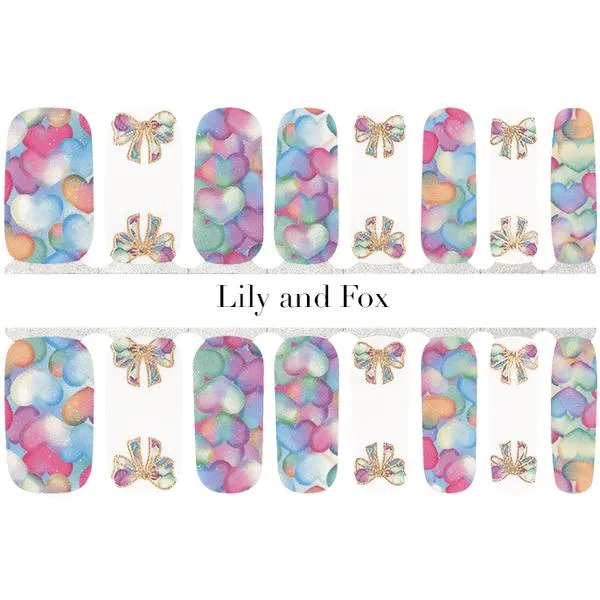 Lily and Fox - Nail Wrap - Make My Heart Flutter