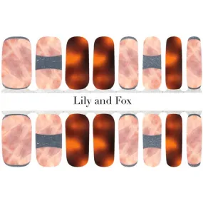 Lily And Fox - Nail Wrap - Tortoise Shell