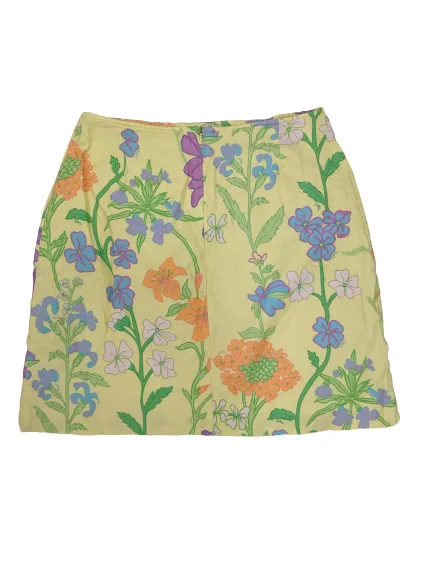 [M] 90s Lilly Pulitzer Floral Skirt