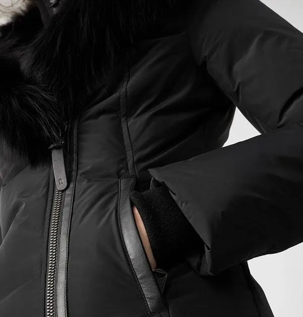 MACKAGE KAY-XR - Down Coat With Signature Silverfox Fur Collar