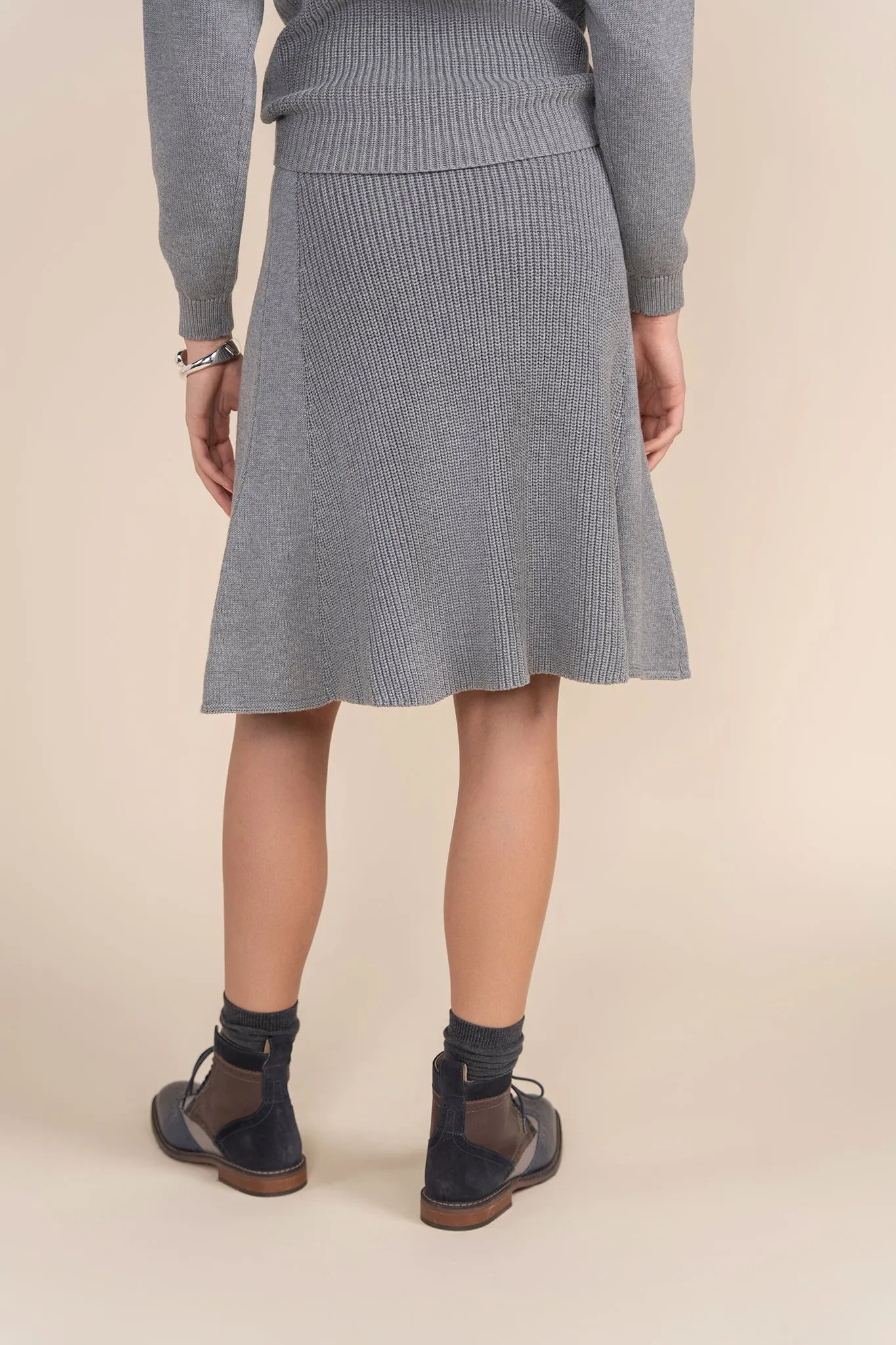 Marinha Skirt in Stone Gray