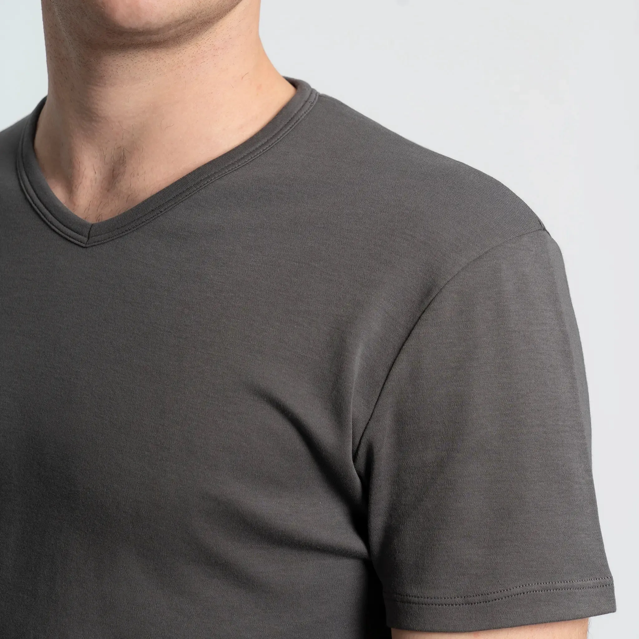 Men's Organic Pima Cotton V-Neck T-Shirt