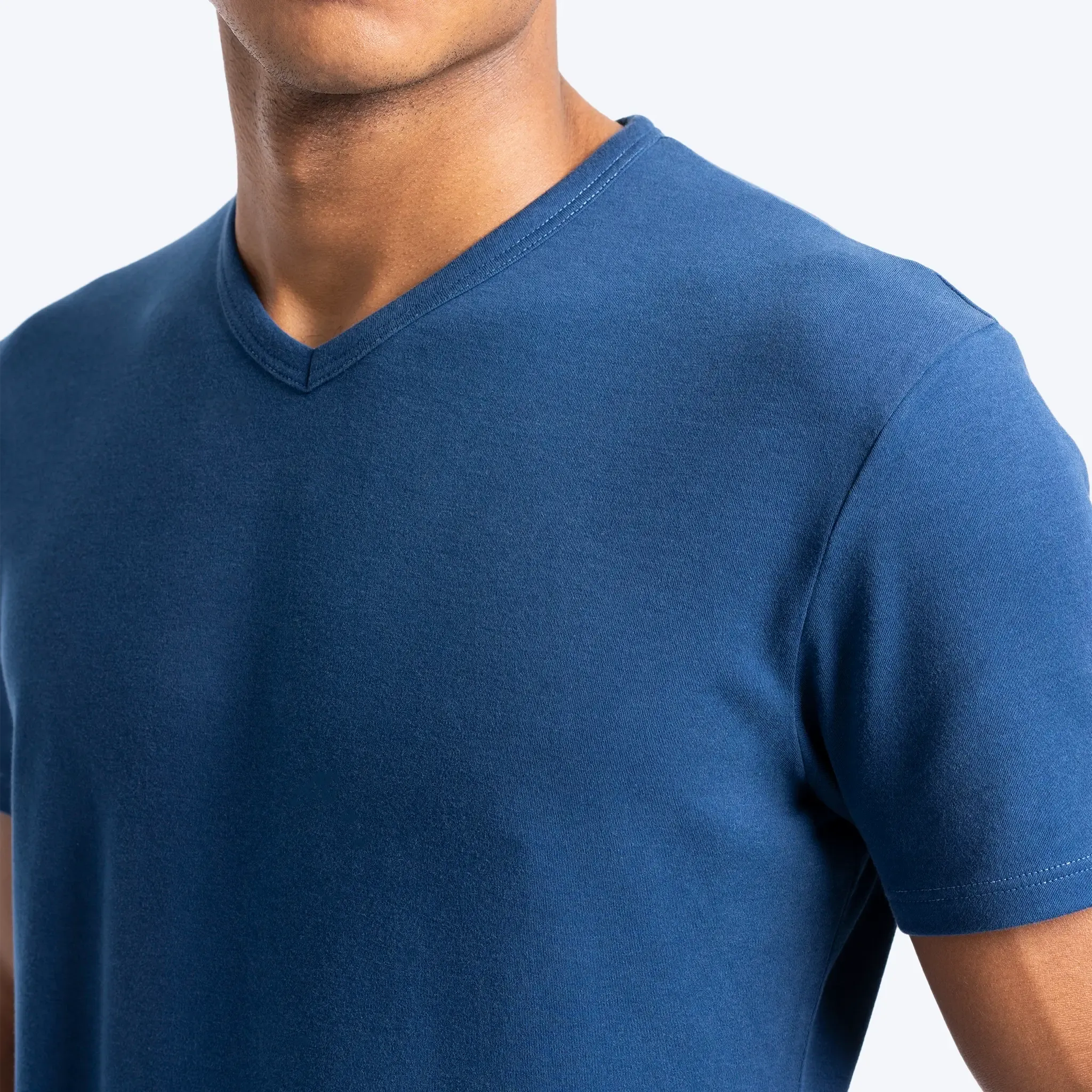 Men's Organic Pima Cotton V-Neck T-Shirt