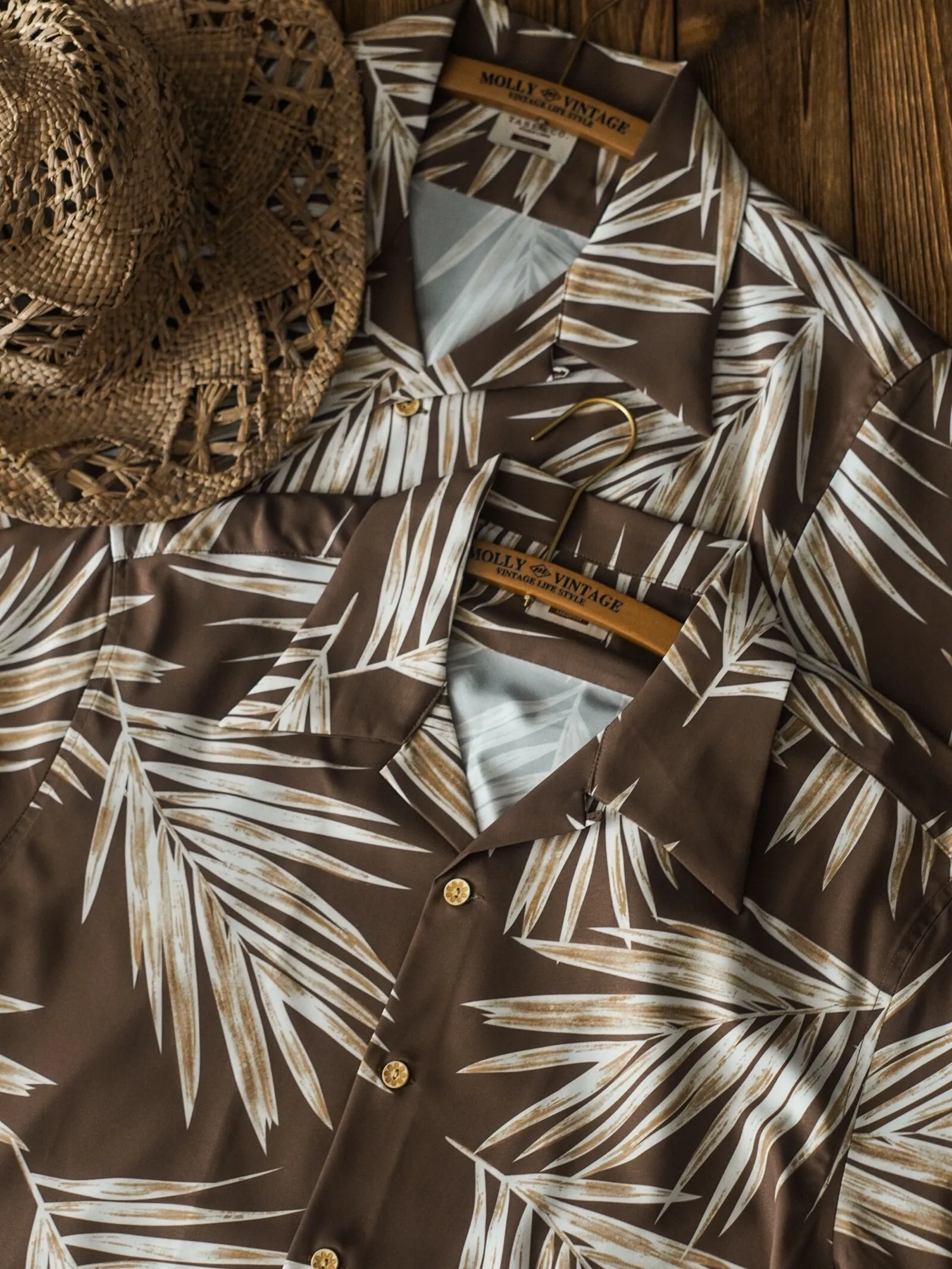 Men's Palm Leaf Hawaiian Shirt