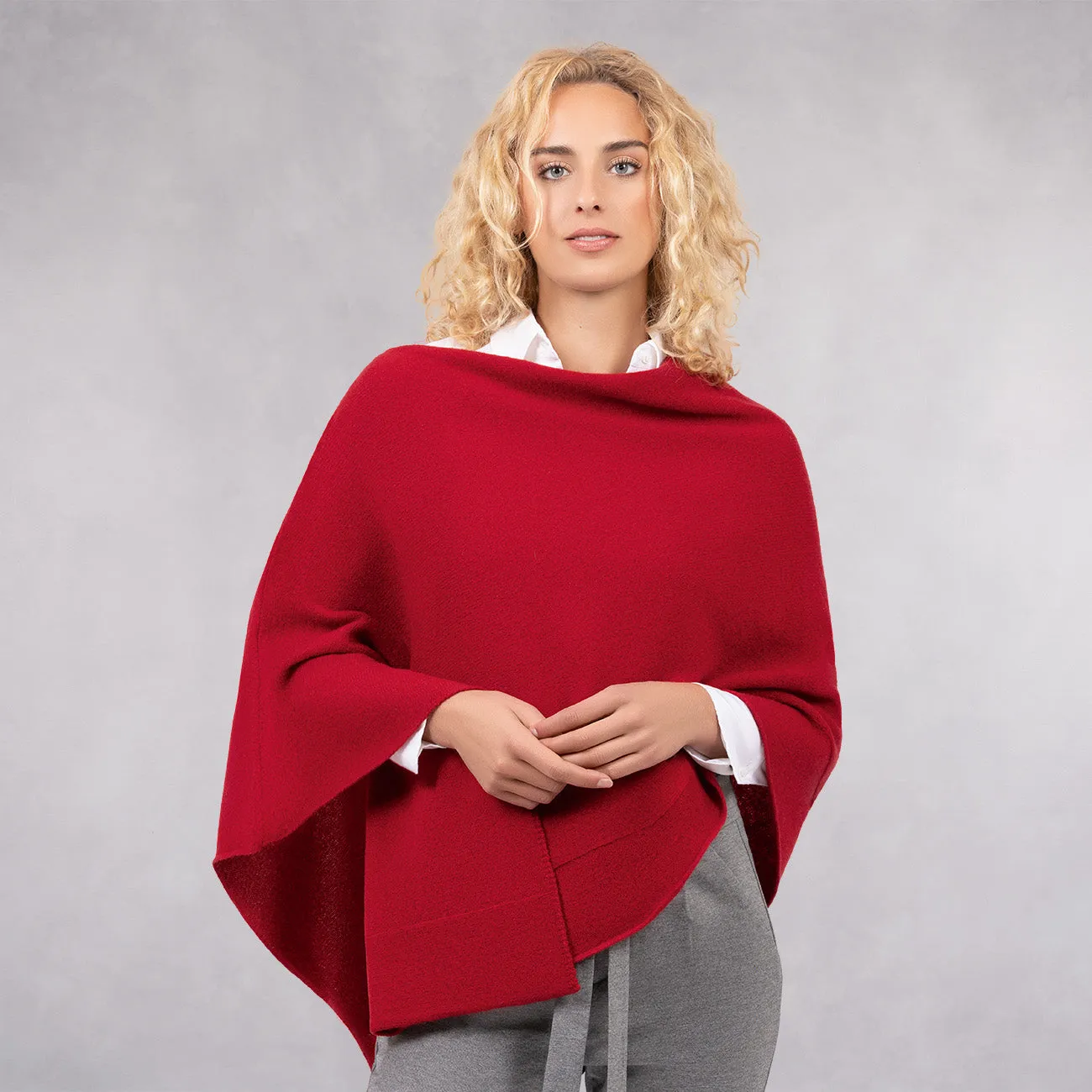 Merino Lambswool Poncho