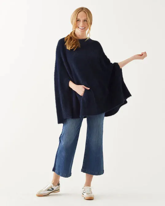 Mersea Chalet Poncho Oxford Blue