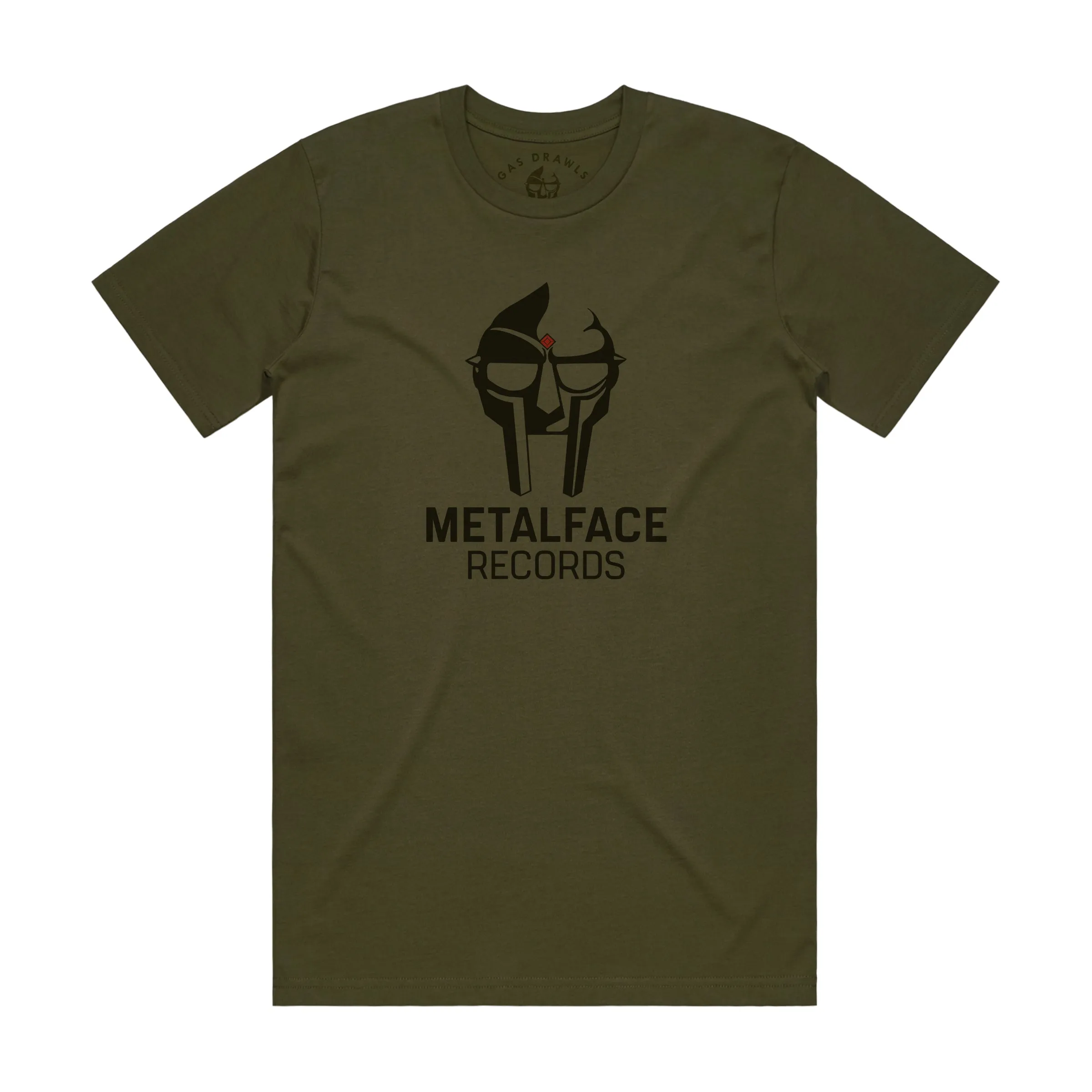 Metalface Records Shirt - Army