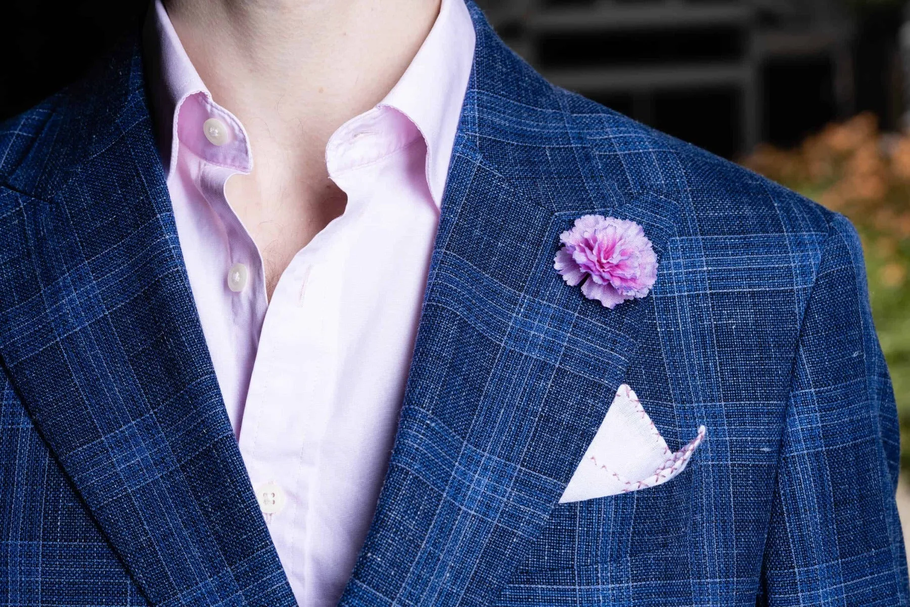 Mini Pale Pink Carnation Boutonnière Flower