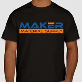 MMS "MAKER" T-Shirt- Black- Soft Fitted