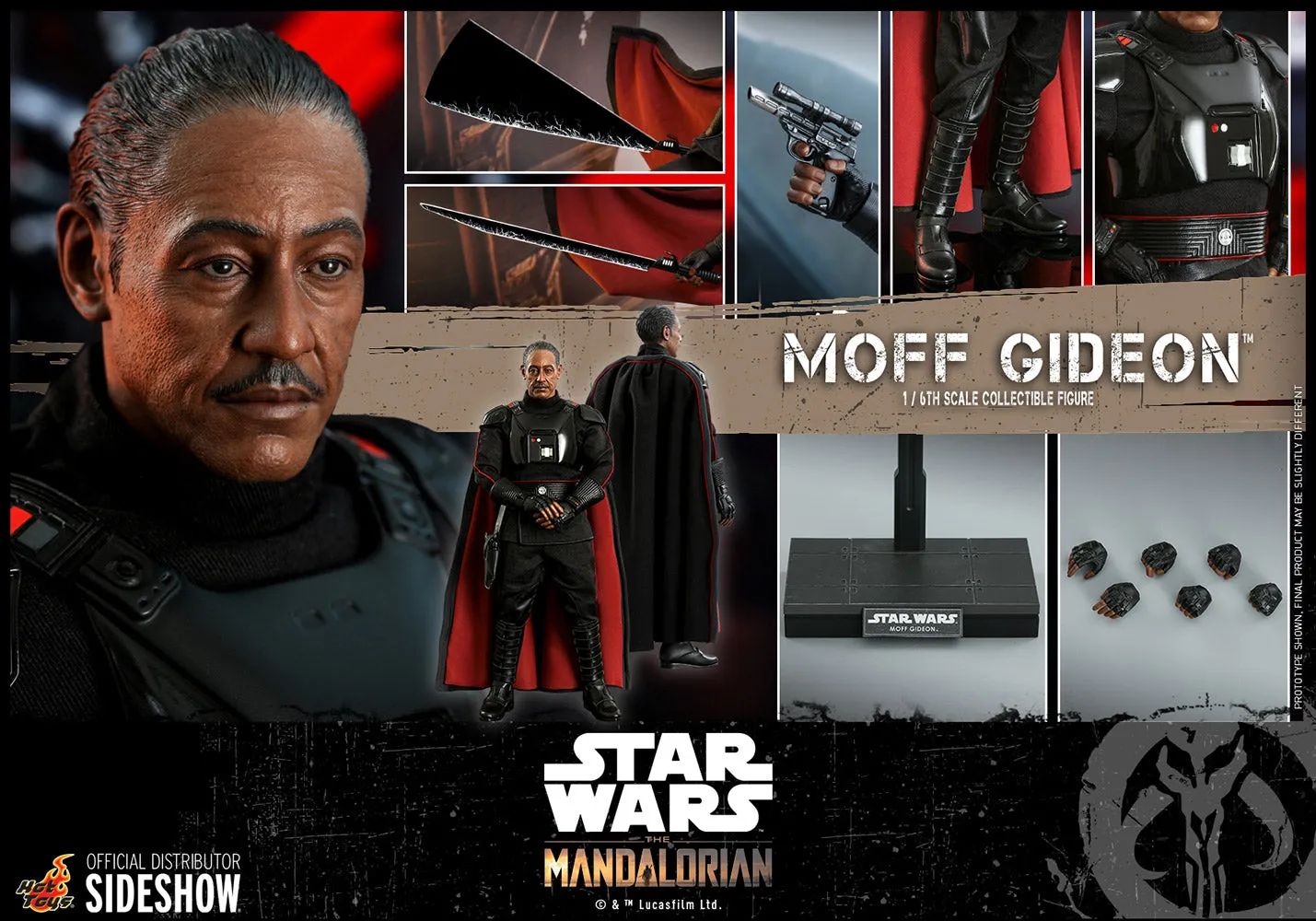 Moff Gideon The Mandalorian Sixth Scale Figure