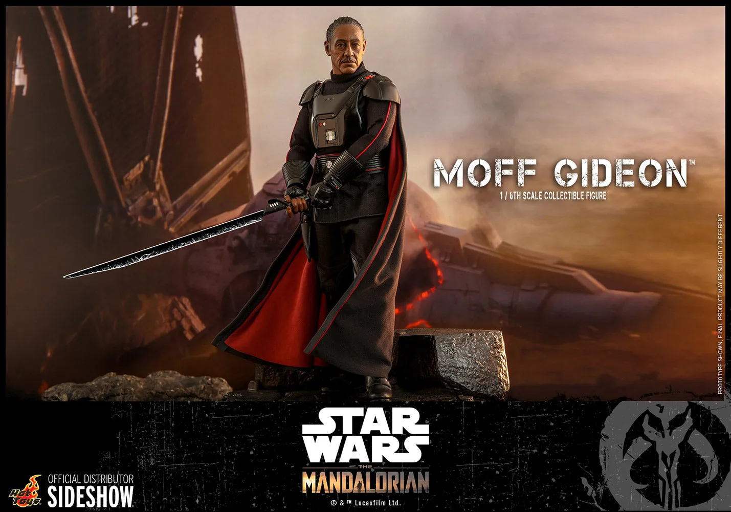 Moff Gideon The Mandalorian Sixth Scale Figure