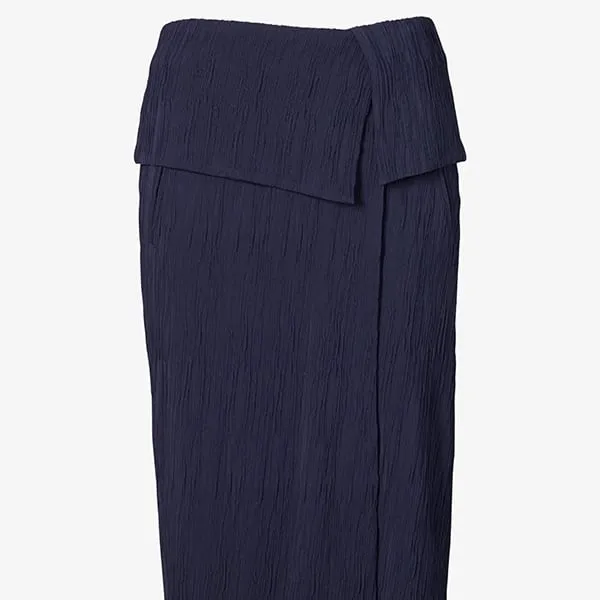 Montgomery Skirt - Pleated Jersey :: Aegean Blue