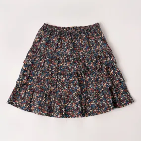 Multi Ditsy Floral Ruffle Skirt