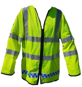 New Hi Viz Vis Lightweight Reflective Traffic Overcoat Walking Recovery LW05N