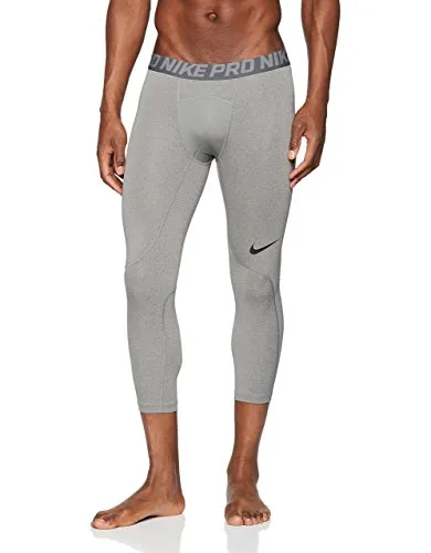 Nike Men's Pro 3qt Tight Dark Grey Black X-Large Pants