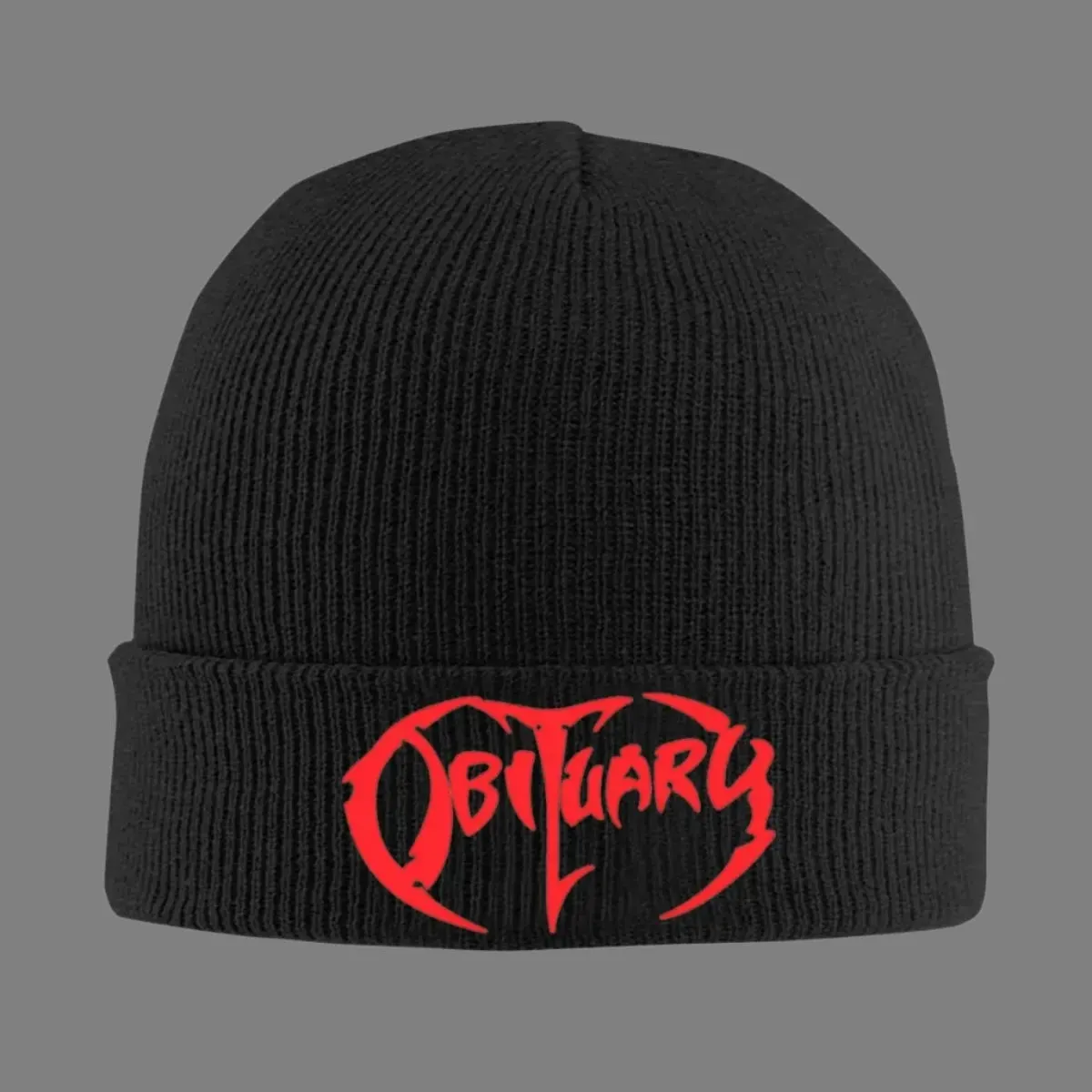 Obituary Beanie: Death Metal Drip by Gothic Outlaws