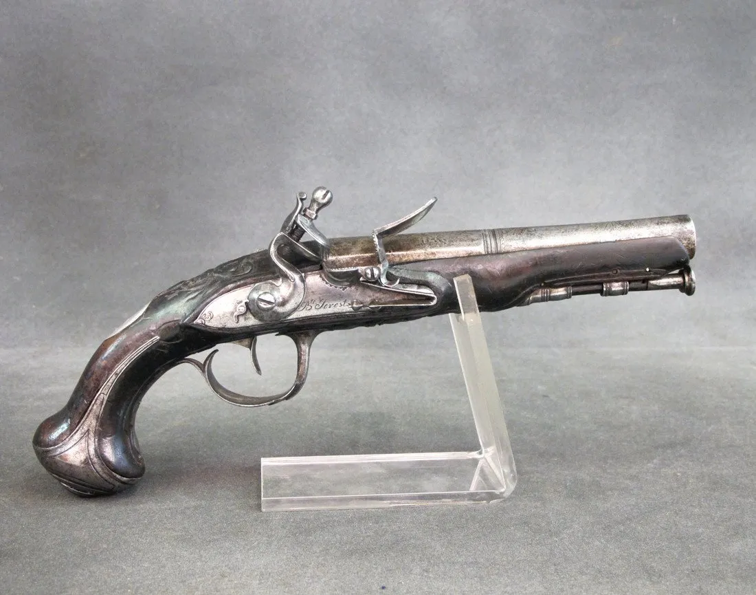 Original French Flintlock Pistol Circa 1750 - Quebec Connection