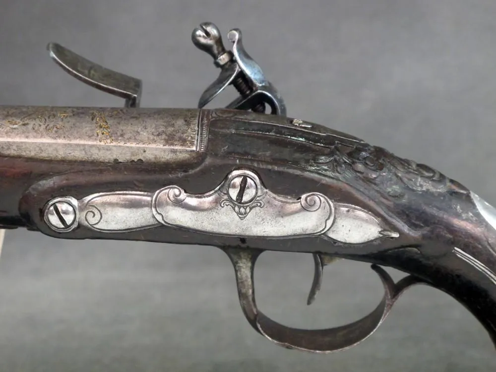 Original French Flintlock Pistol Circa 1750 - Quebec Connection