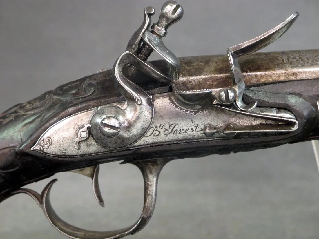 Original French Flintlock Pistol Circa 1750 - Quebec Connection