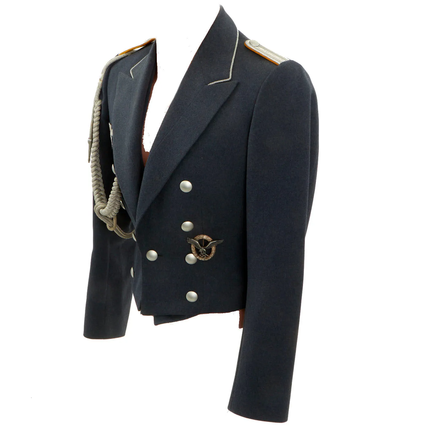 Original German WWII Luftwaffe Named Leutnant Evening Gala Dress Uniform by Wilhelm Holters of Berlin