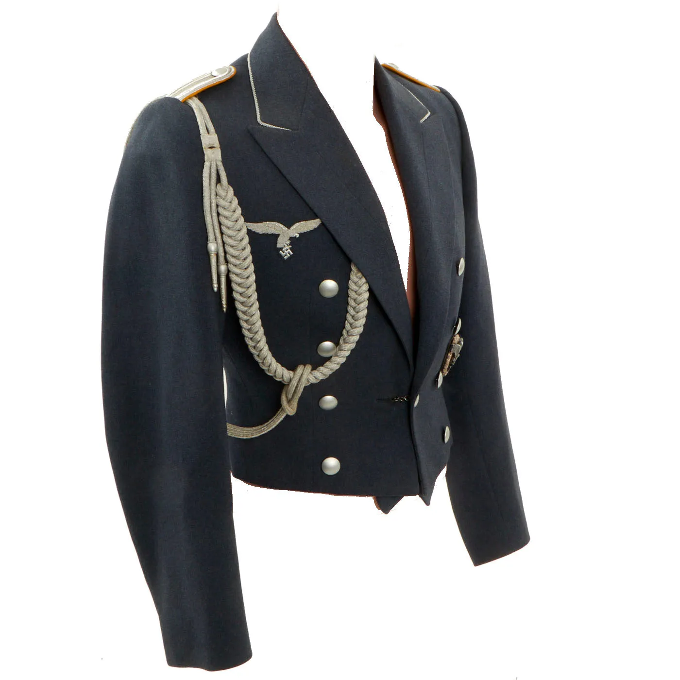 Original German WWII Luftwaffe Named Leutnant Evening Gala Dress Uniform by Wilhelm Holters of Berlin