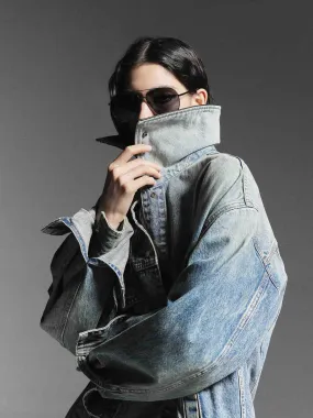 Oversized Longline Denim Coat