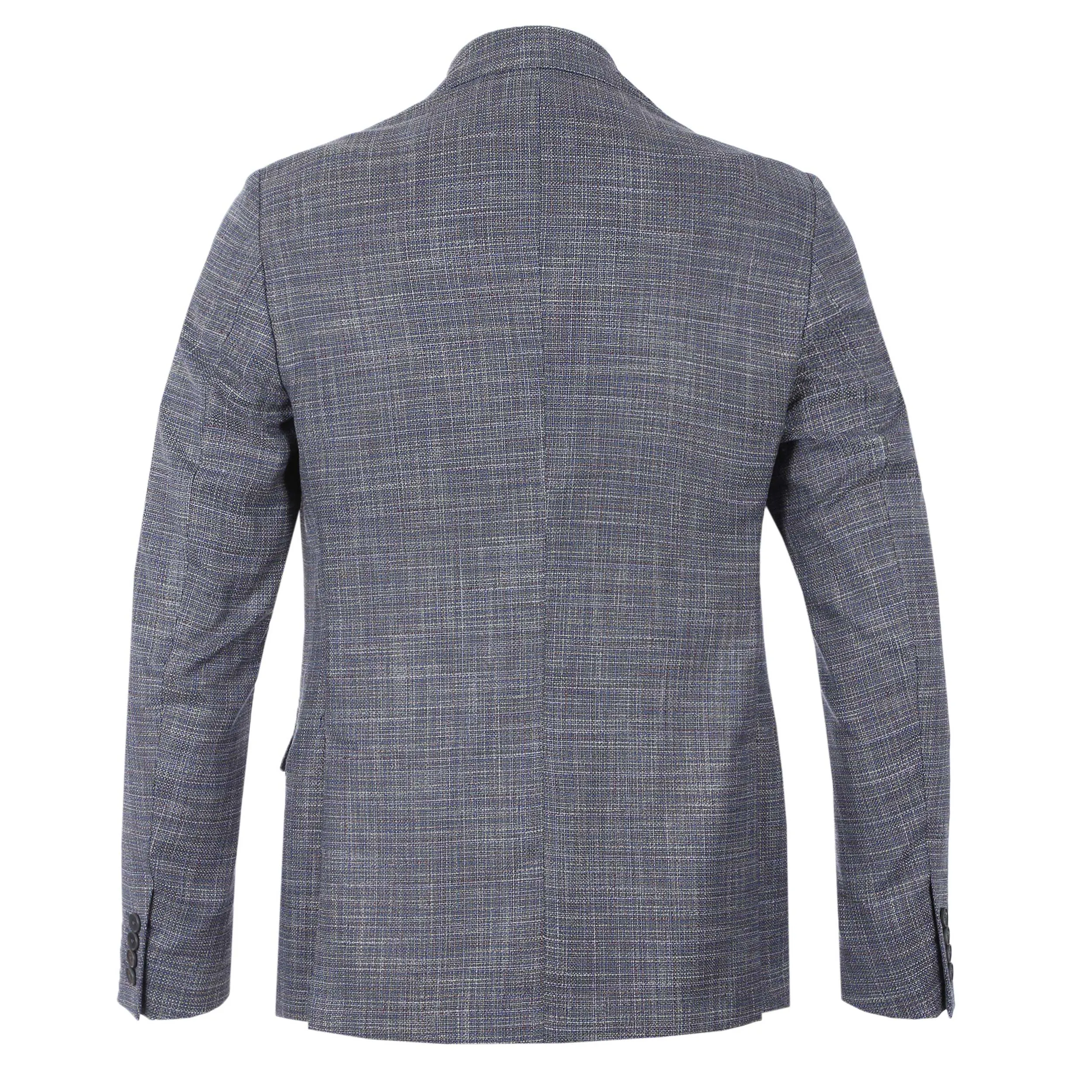 Pal Zileri Open Weave Blue Check Jacket in Blue Check