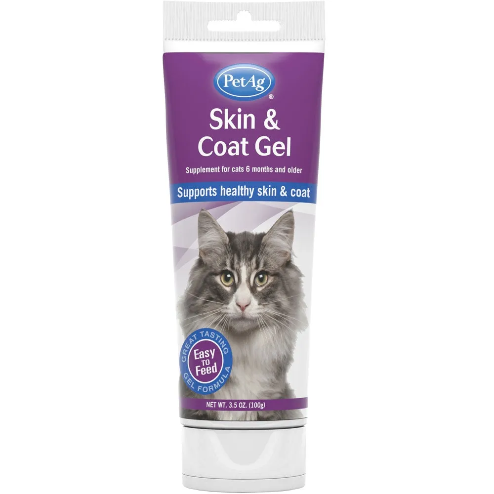 PetAg Skin & Coat Gel Cat Supplement 3.5oz