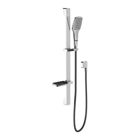 Phoenix NX Cape Rail Shower - Chrome / Matte Black