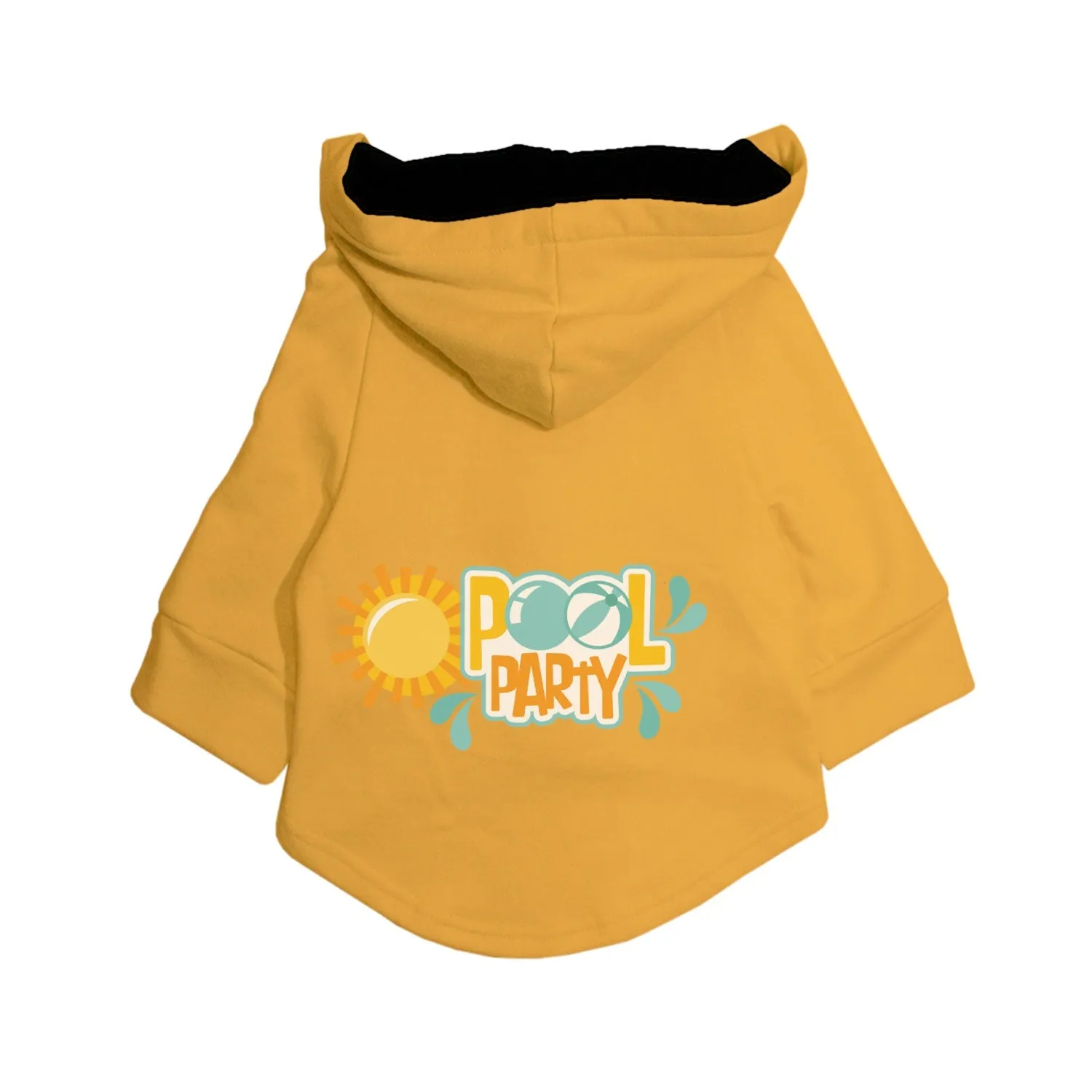 "Pool Party" Printed Dog Hoodie Jacket