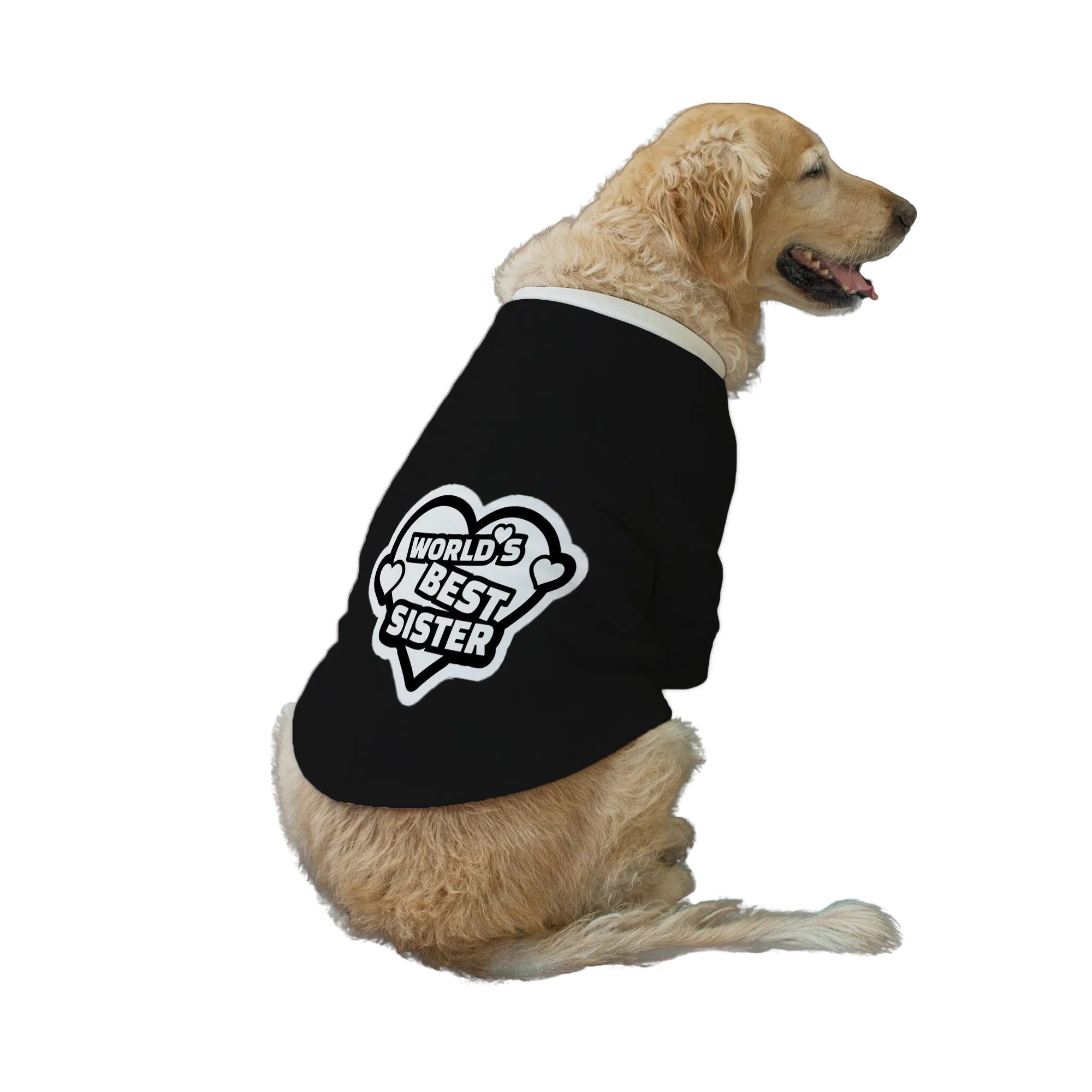 "World's Best Sister" Printed Dog Technical Jacket