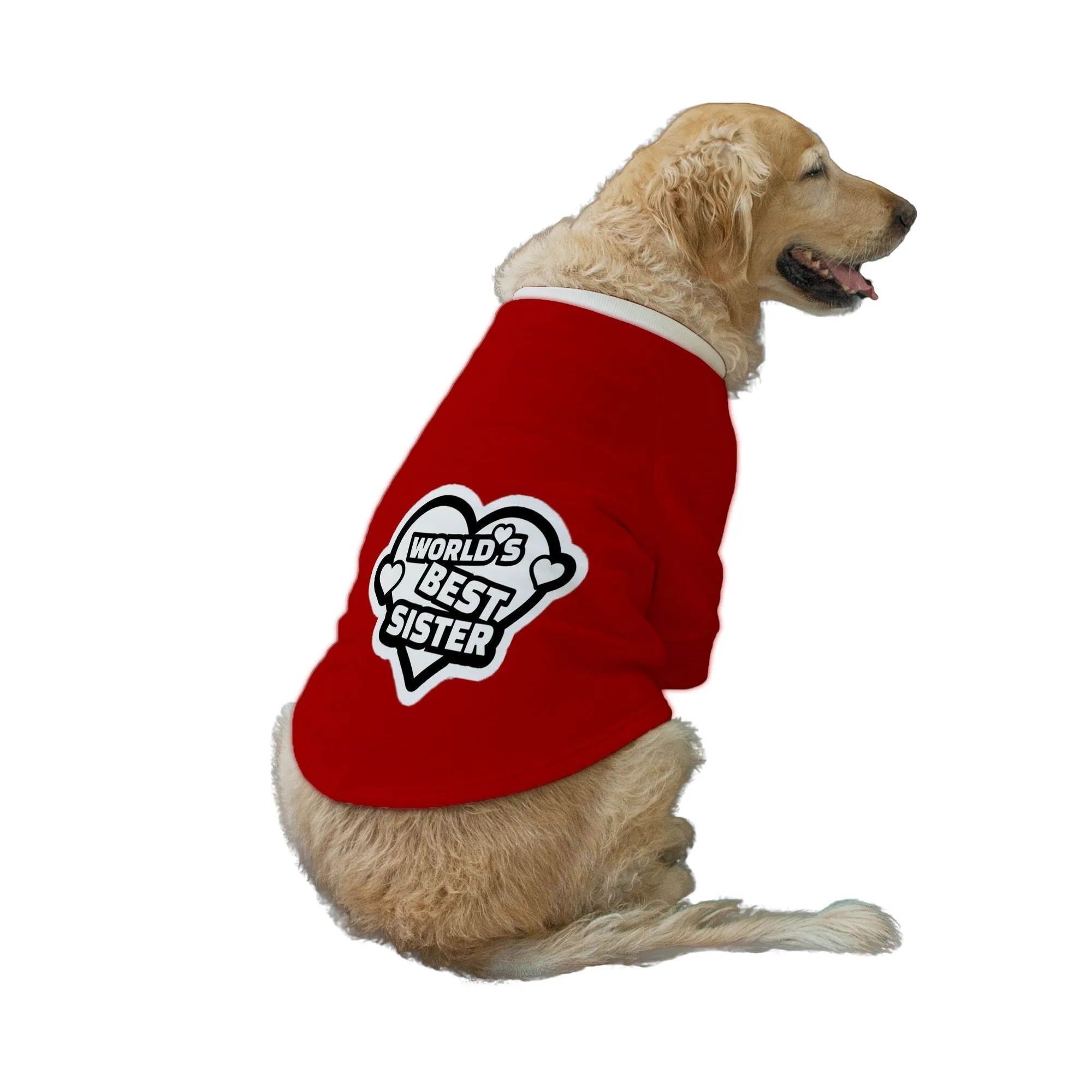 "World's Best Sister" Printed Dog Technical Jacket