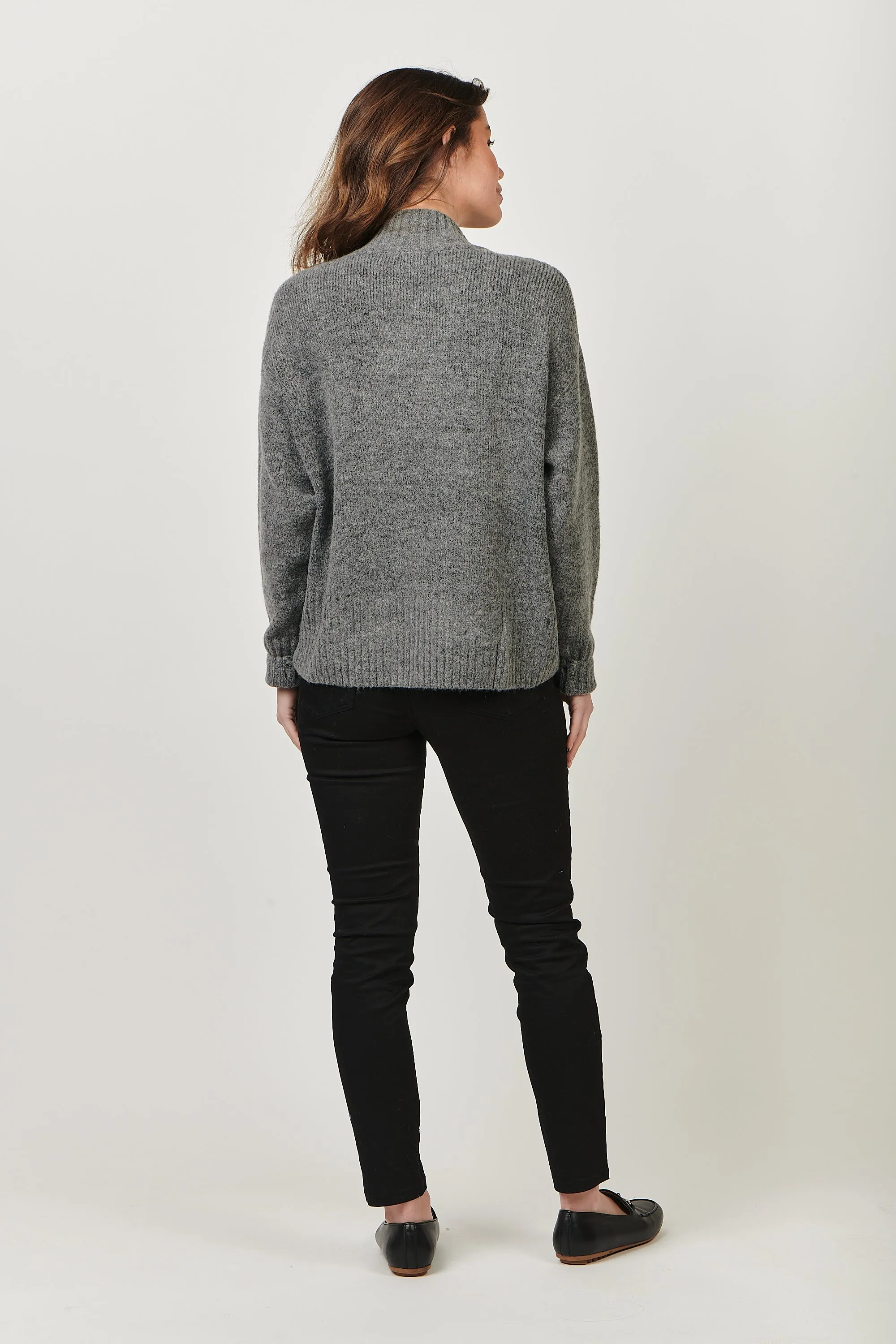 RE-47 Soft Blend Jumper in Charcoal