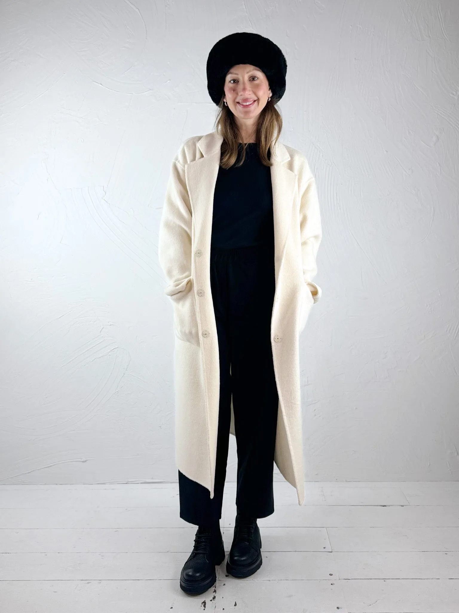 Rino   Pelle Two-in-One Coat Reni - Birch