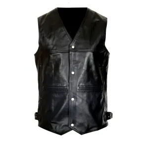 Rodeo Men's Motorcycle Leather Vest