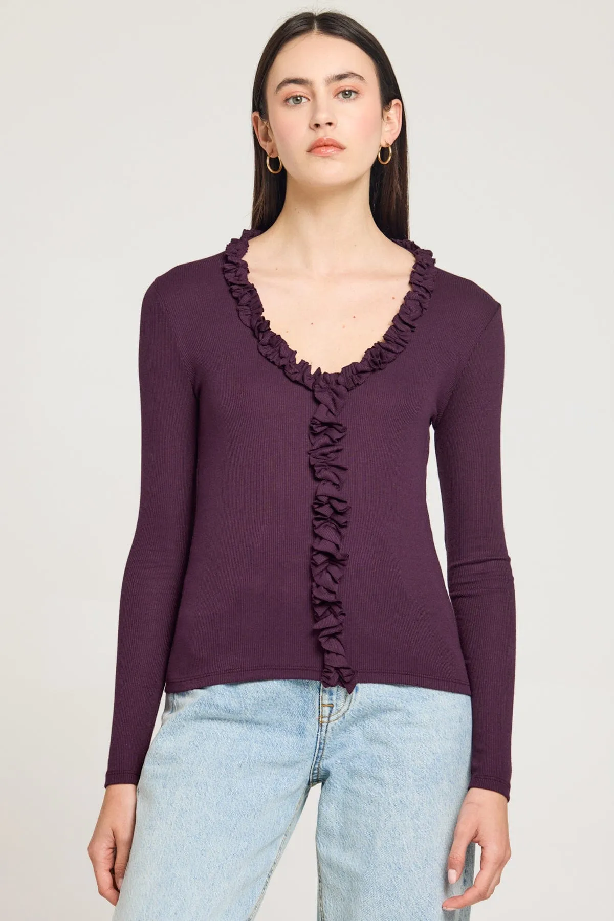 Rosaline V Neck Top