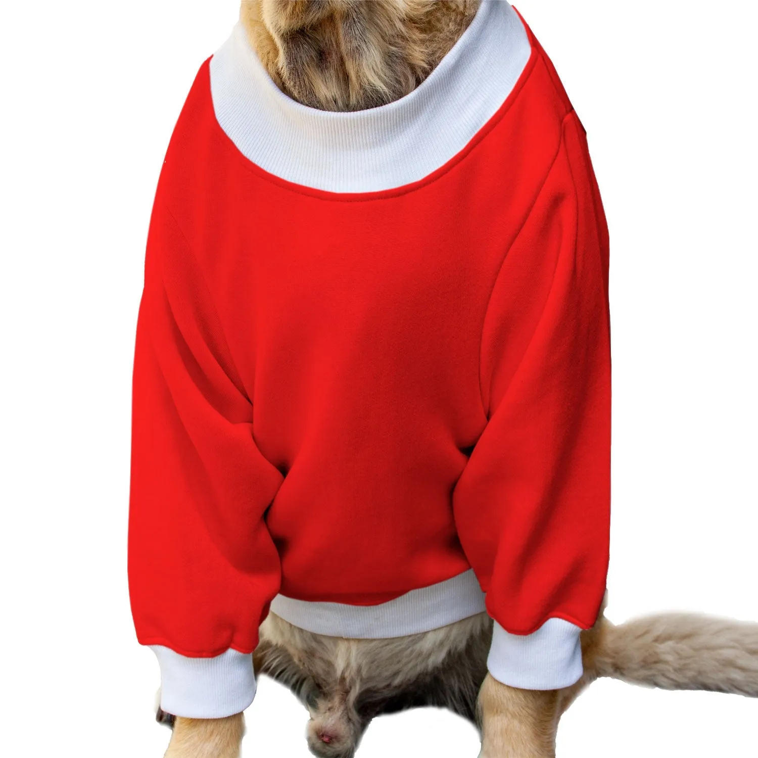 Ruse 'Basics' "Sleigh Squad" Printed Crew Neck Full Sleeve Sweatshirt For Dogs