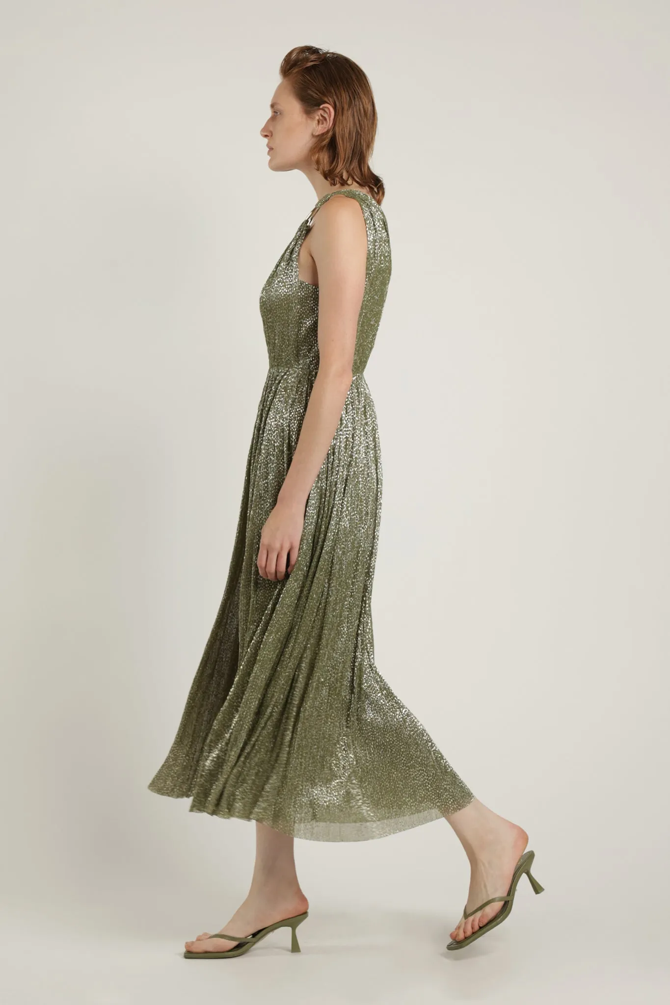 SABINA MUSAYEV Gloriosa Dress - Olive Green