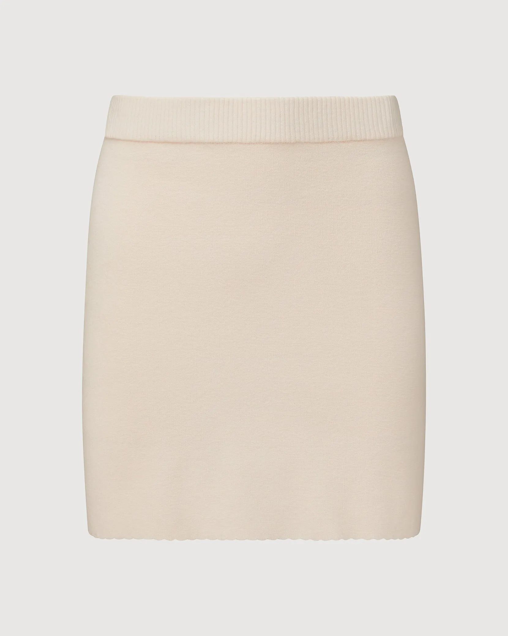 Scallop Mini Skirt