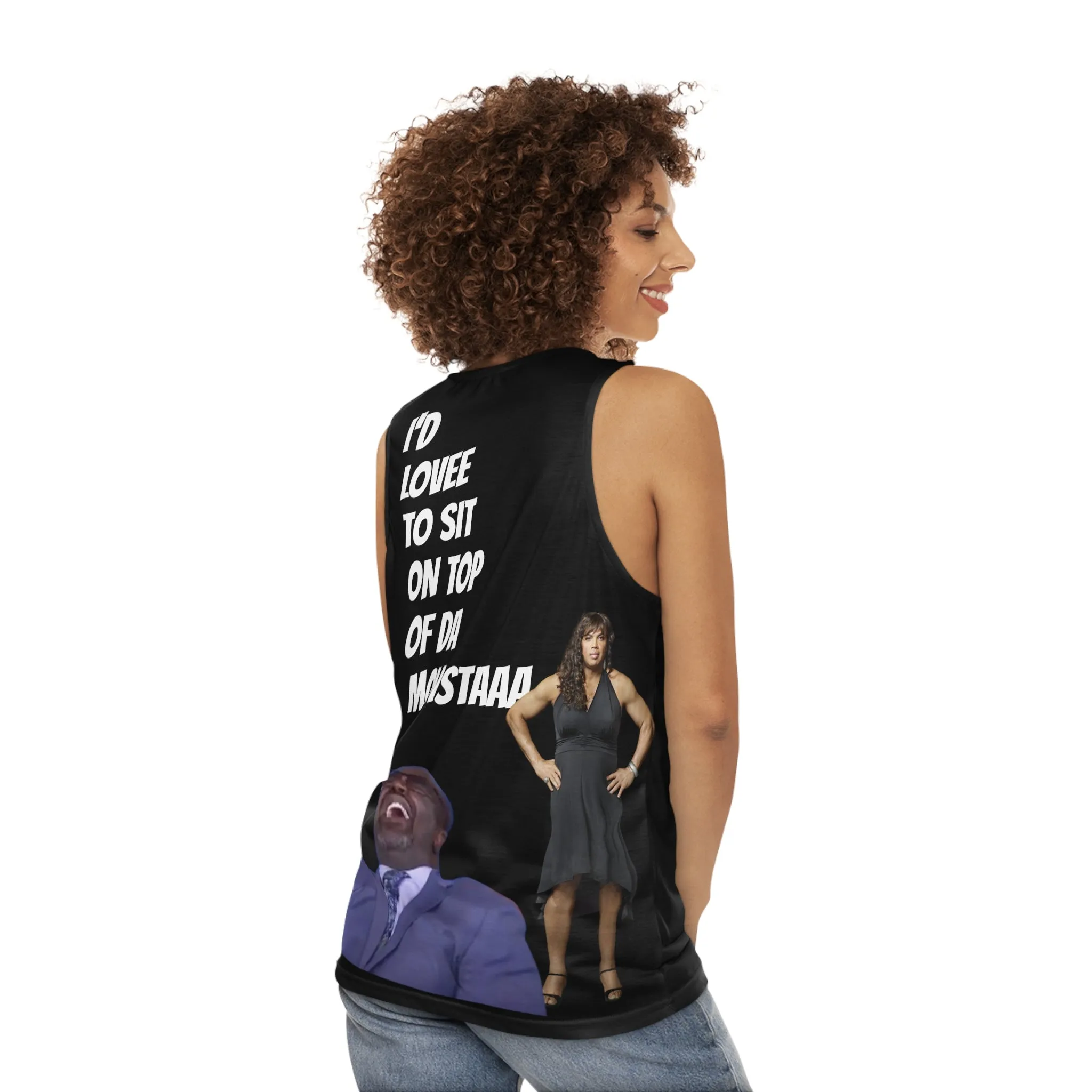 Shaqtin a Fool Unisex Tank Top (AOP)