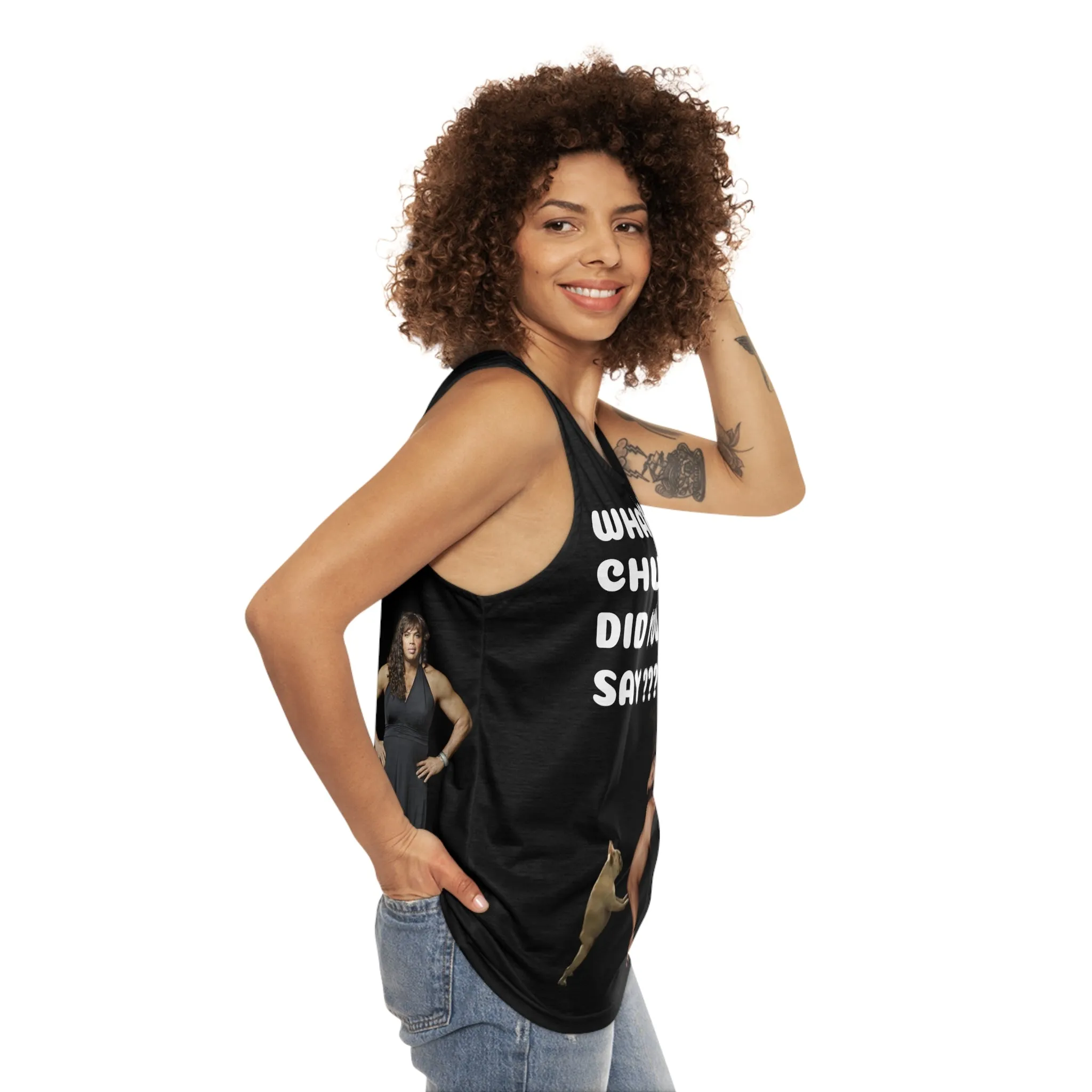 Shaqtin a Fool Unisex Tank Top (AOP)