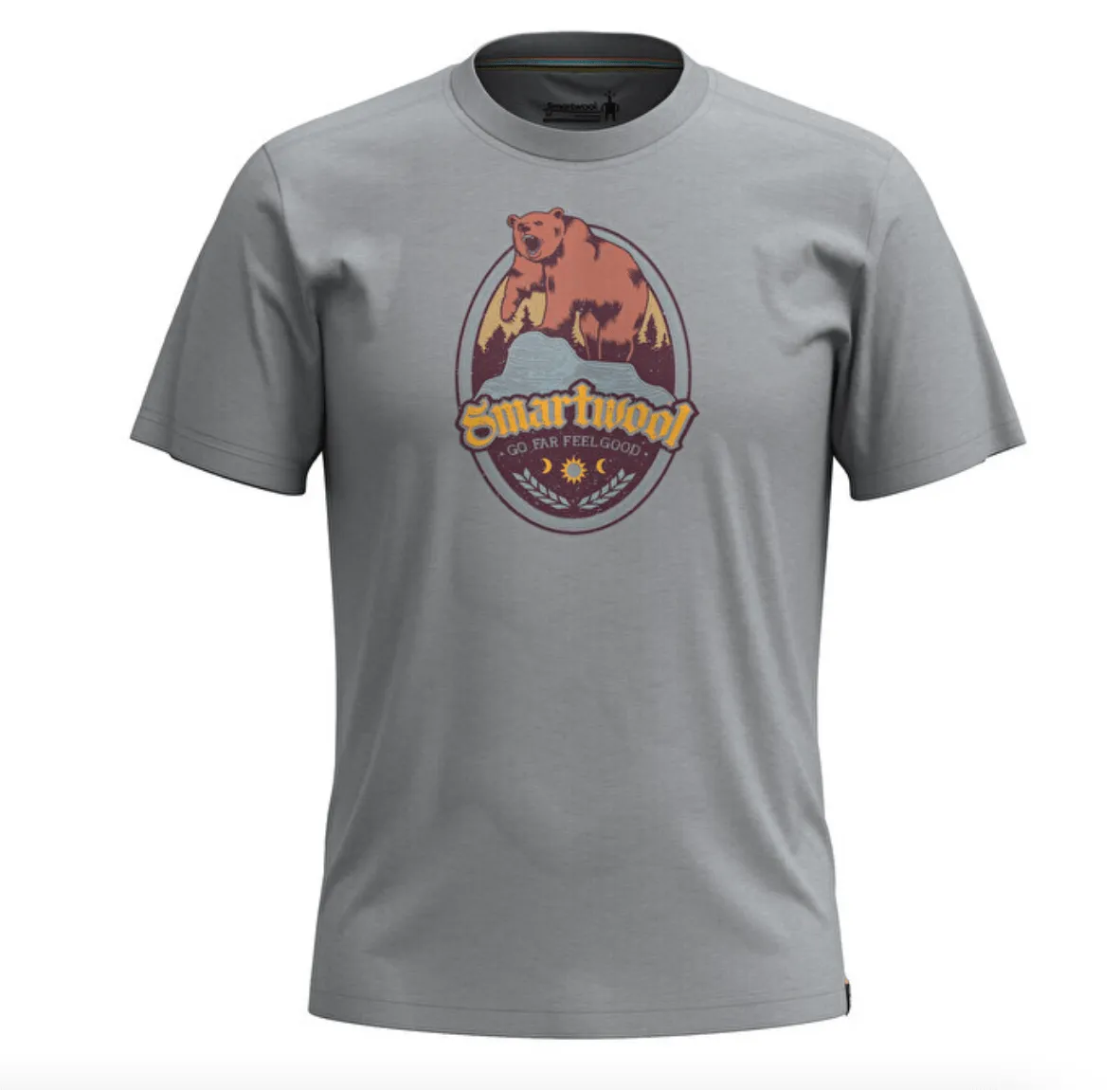 Smartwool Bear Attack Graphic Short Sleeve Tee Slim Fit